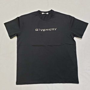 Givenchy Paris Cotton Crew Neck T-Shirt - Black
